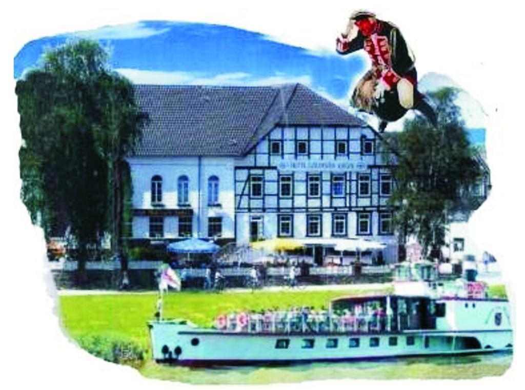 Hotel Goldener Anker Bodenwerder Bagian luar foto